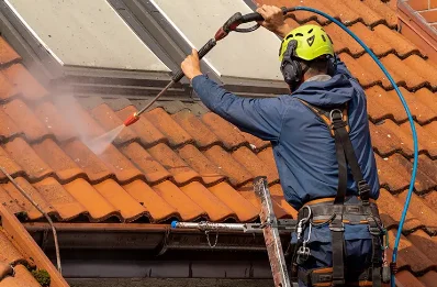 Démoussage et hydrofuge de toiture à Albitreccia